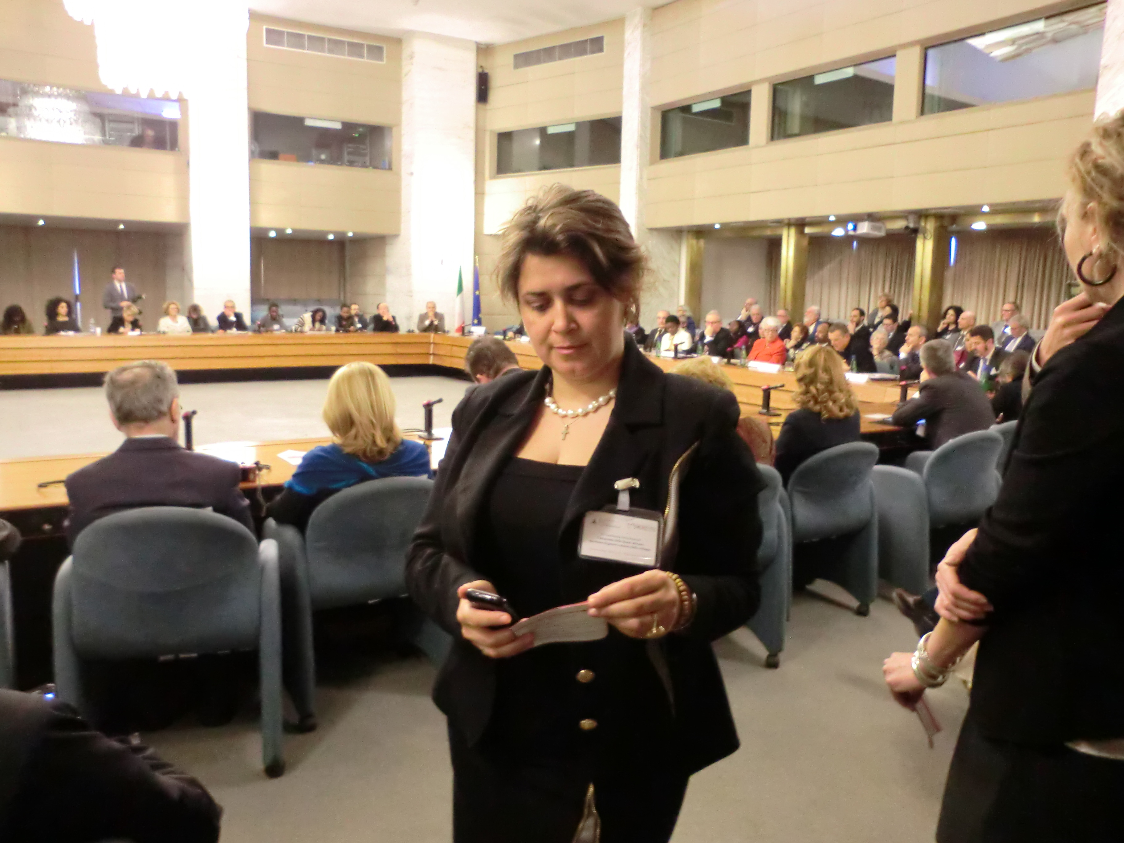 Ospite alla Farnesina