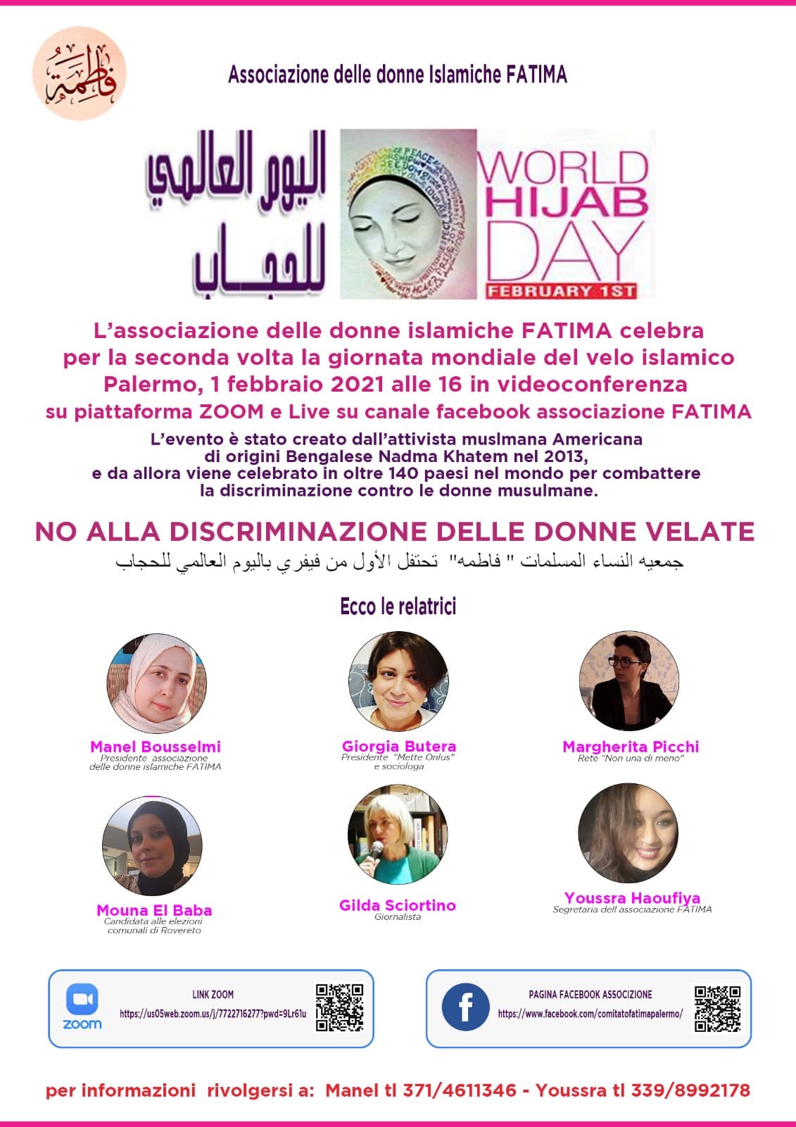 No alla Discriminazione delle Donne Velate