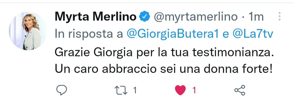Myrta Merlino - Tweet